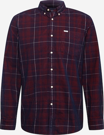 Pepe Jeans Regular fit Button Up Shirt 'Freshfield' in Red: front