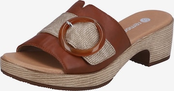 REMONTE Mules in Brown: front