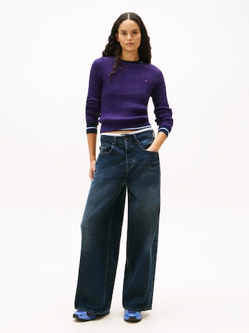 Pullover 'ESSENTIAL' di Tommy Jeans in lilla