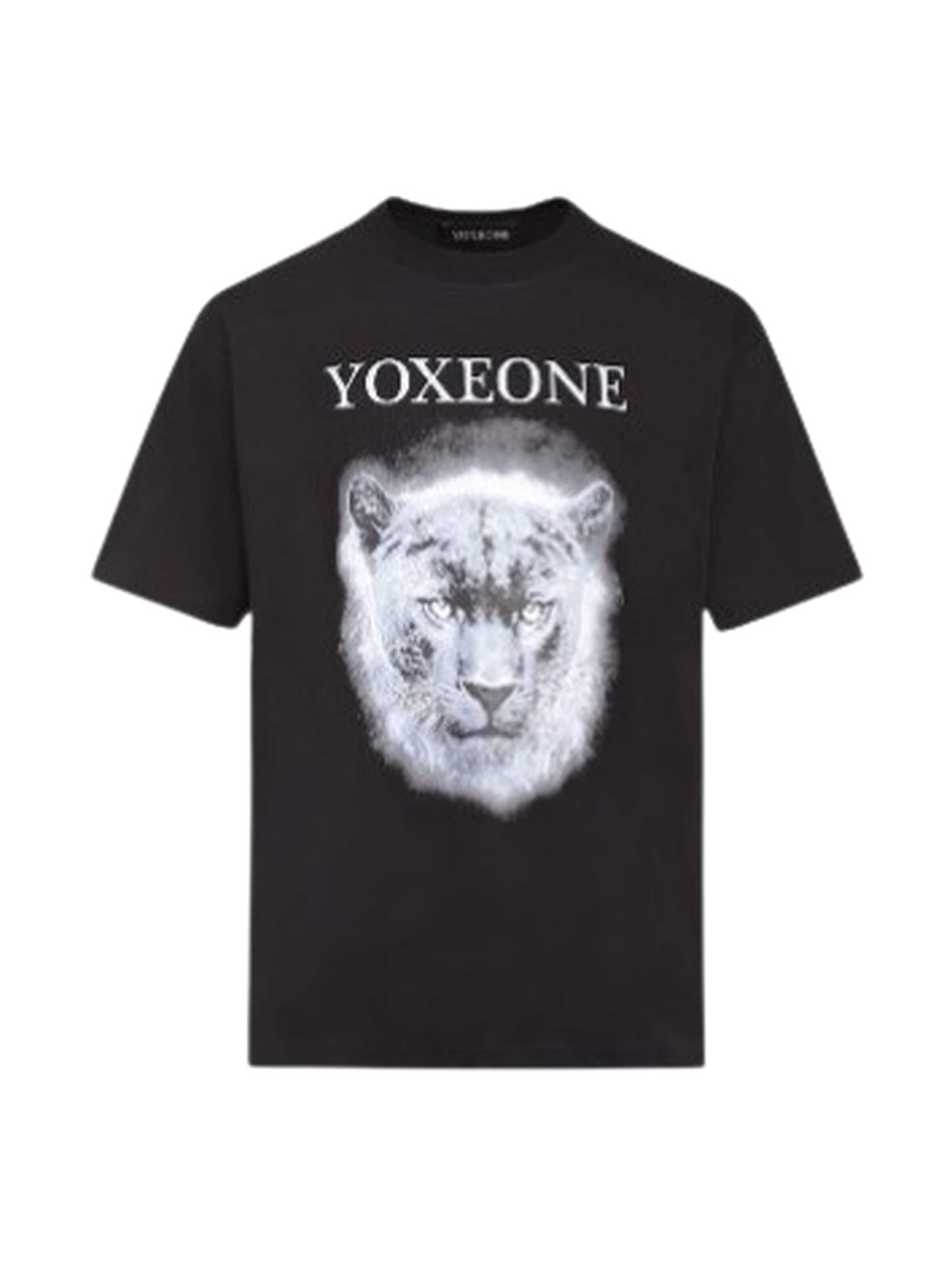 Sweat-shirt 'SPRIT PANTERE' Yoxeone en noir : devant