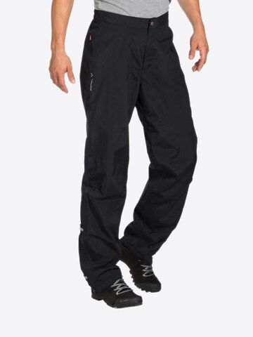 VAUDE Regular Sports trousers 'Yaras III' in Black: front