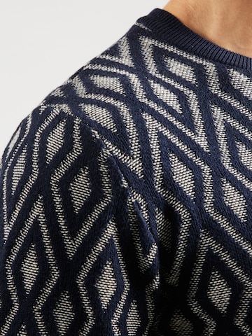 INDICODE JEANS Sweater 'Nibbin' in Blue