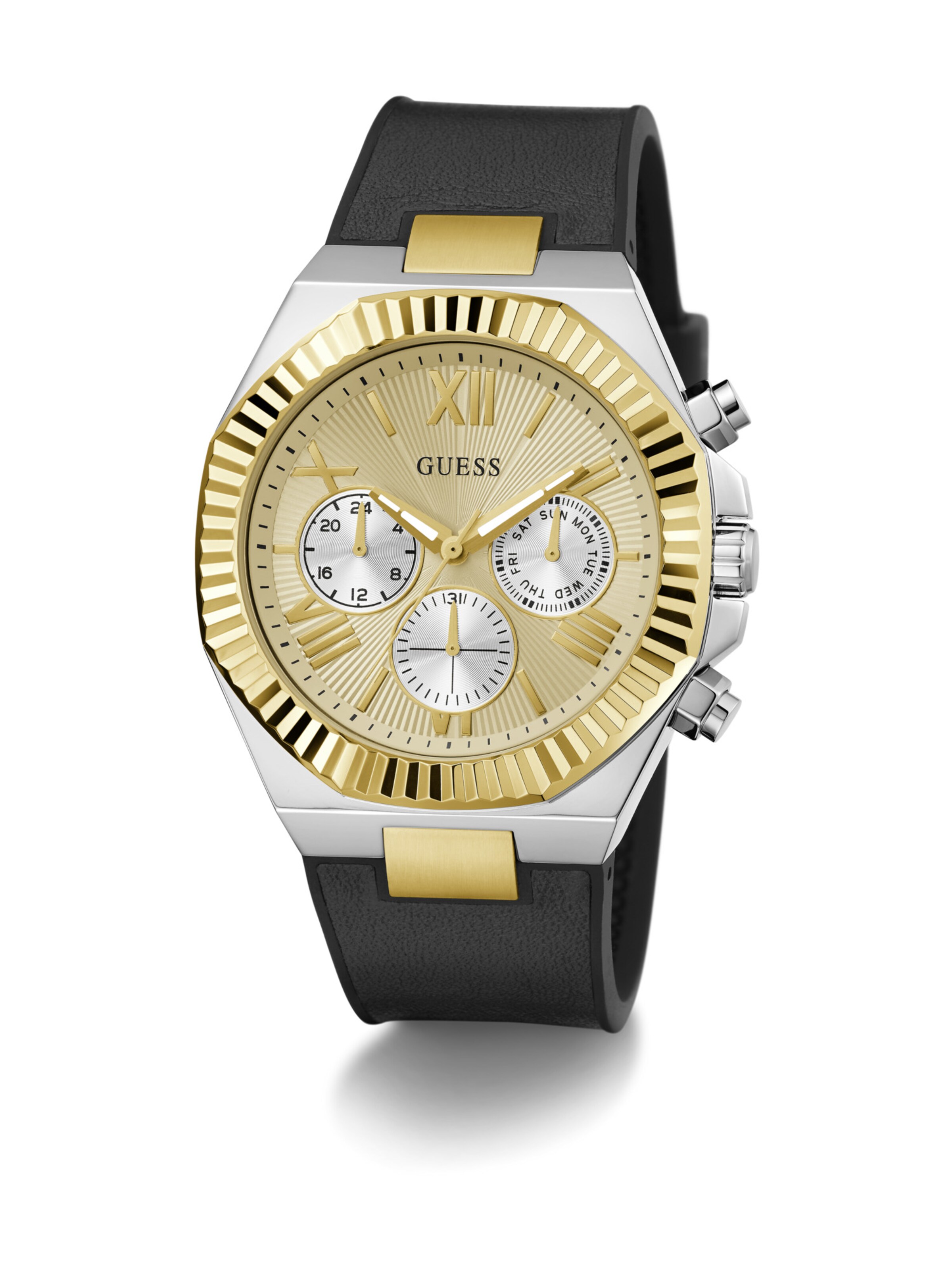 GUESS Analog watch ' EQUITY ' in Black