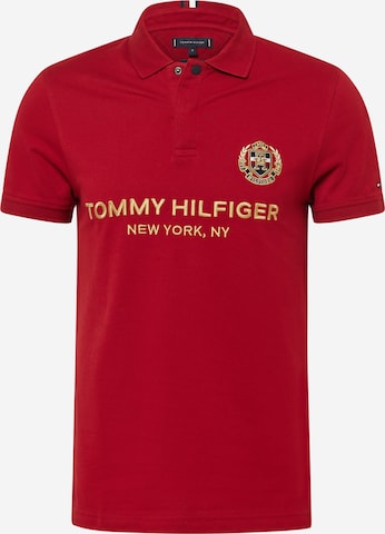 T-Shirt TOMMY HILFIGER en rouge : devant