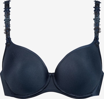 Mey T-Shirt BH 'Pretty Joan' in Blau: Vorderseite