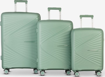 Set di valigie 'Vegas' di Worldpack in verde: frontale