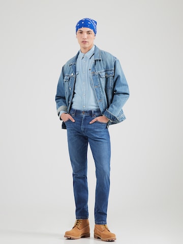 WRANGLER - Ajuste regular Camisa en azul