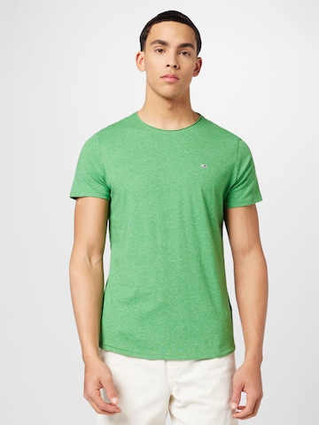 Tommy Jeans Shirt 'JASPE' in Green: front
