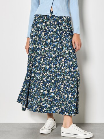Apricot Rok in Blauw: voorkant
