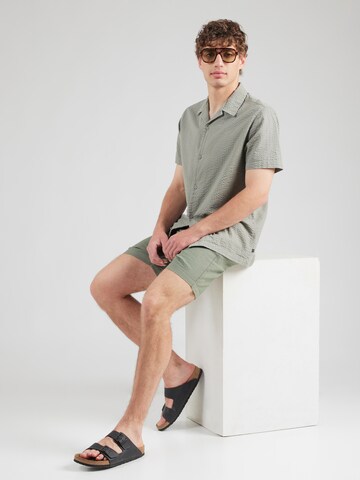 QS Regular fit Πουκάμισο σε πράσινο