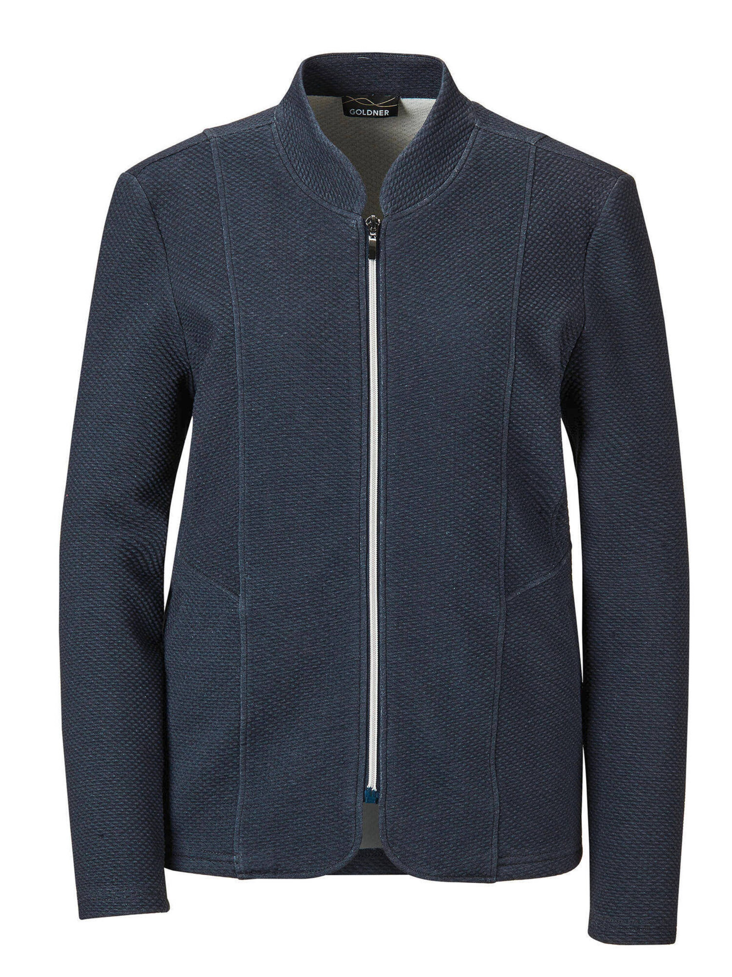 Goldner Tussenjas in Blauw: voorkant