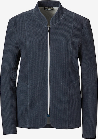Goldner Blazer in Blau: Vorderseite