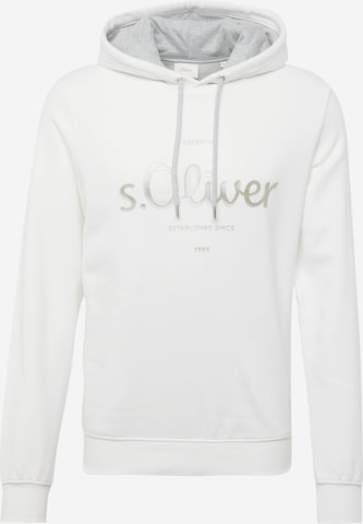 s.Oliver Sweatshirt in Wit: voorkant