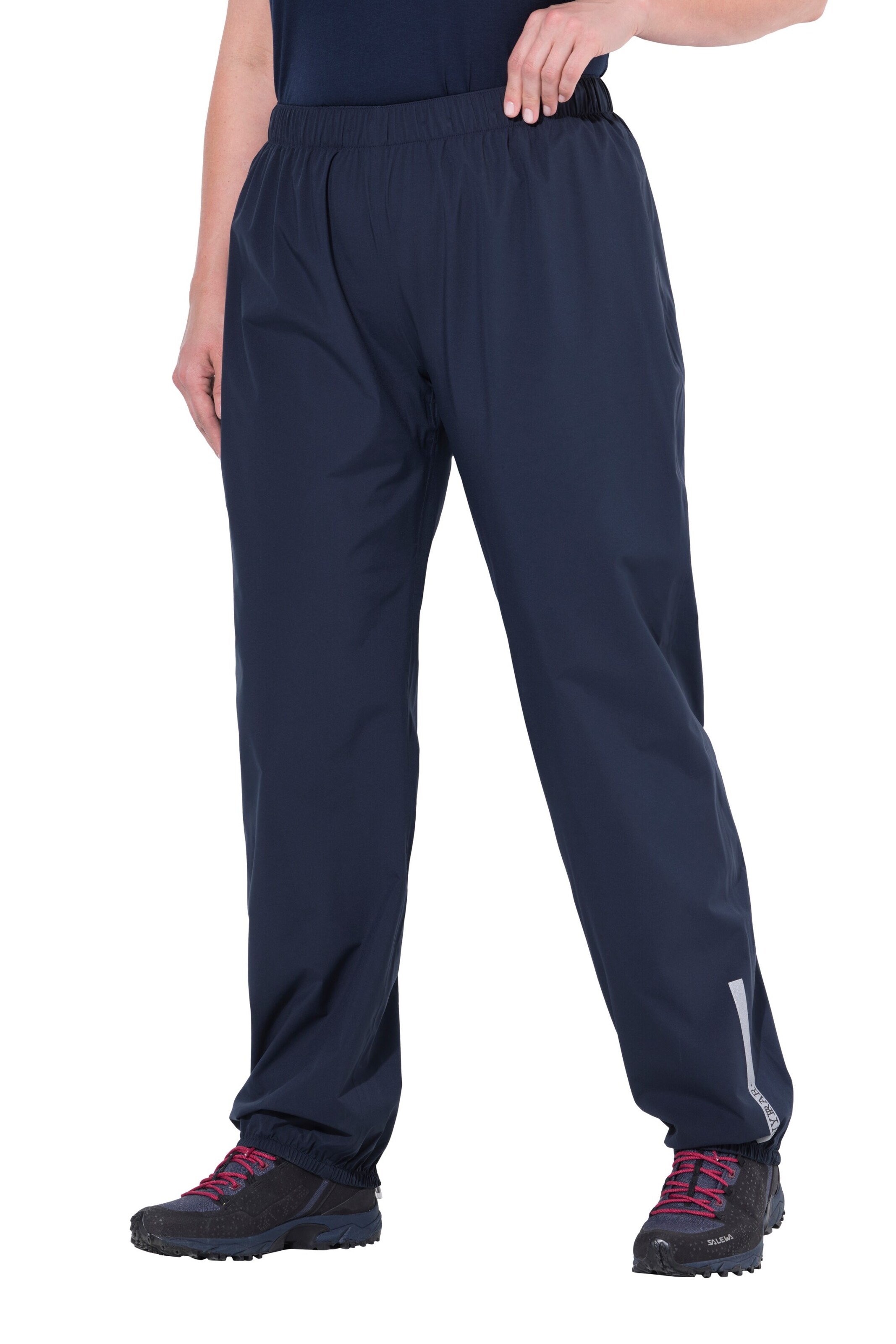 Ulla Popken Regular Weatherproof pants in Blue: front