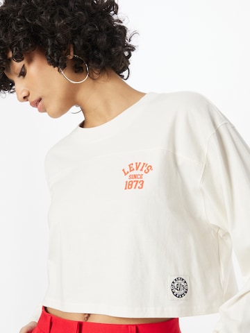 LEVI'S ® Shirt 'GR Crop Football Tee' in Weiß