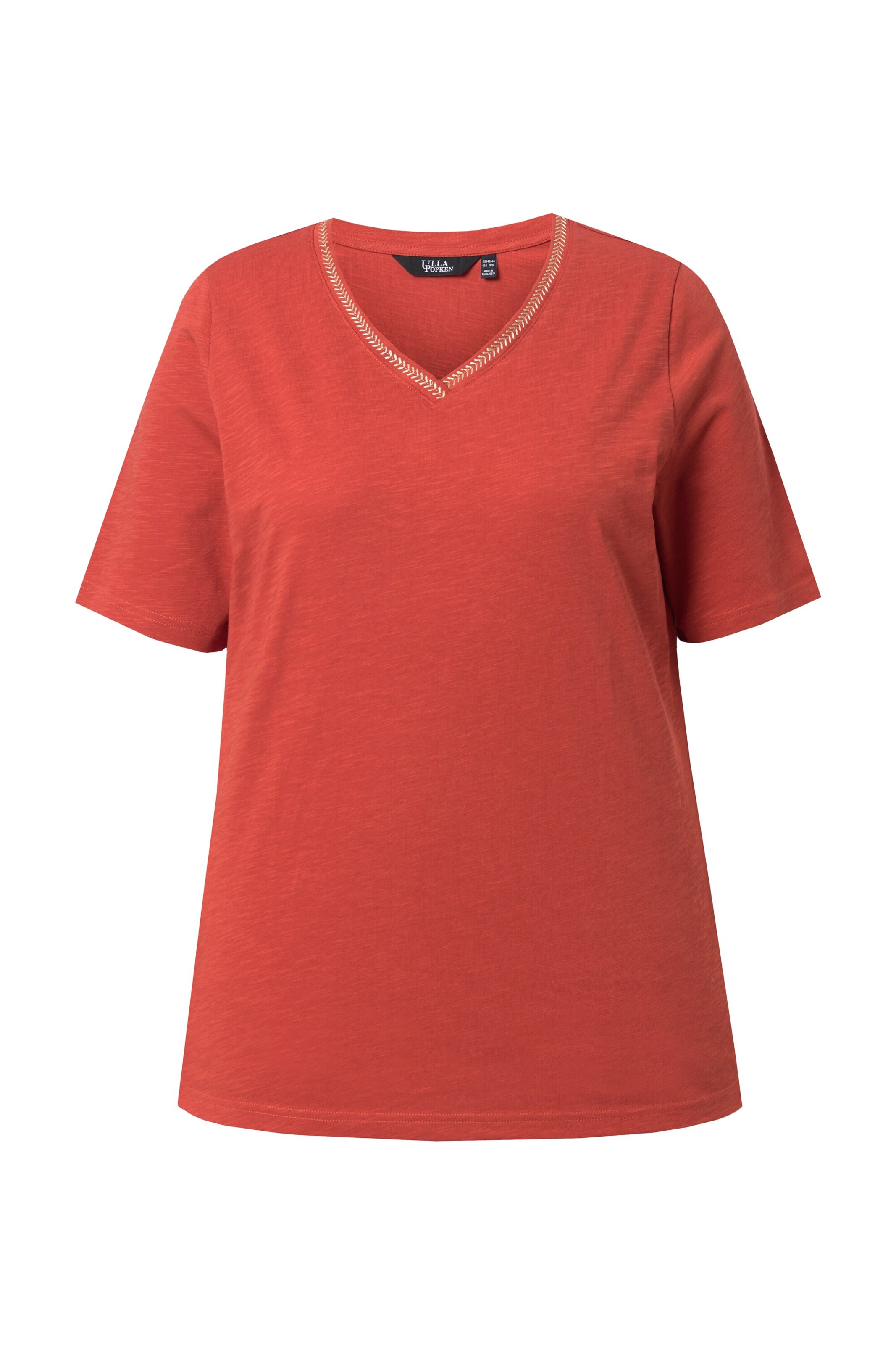 Ulla Popken T-Shirt in Rot: Vorderseite