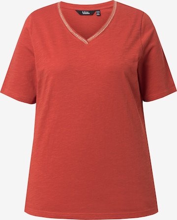 Ulla Popken T-Shirt in Rot: Vorderseite