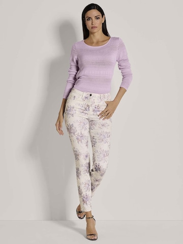 MADELEINE Slimfit Broek in Wit