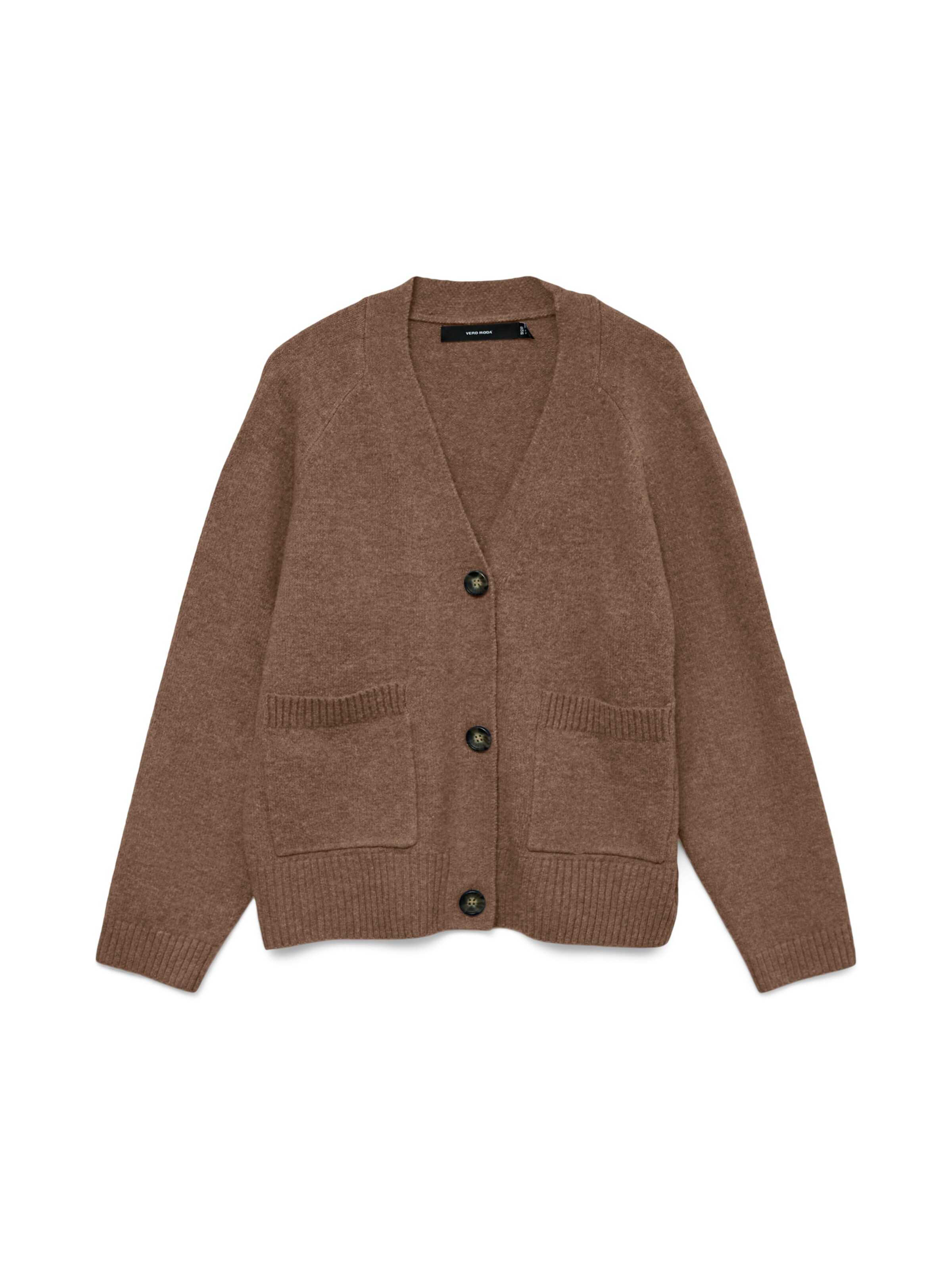 VERO MODA Strickjacke in Braun: Vorderseite