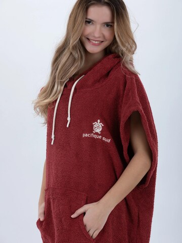 Pacifique Sud Sport badjas in Rood