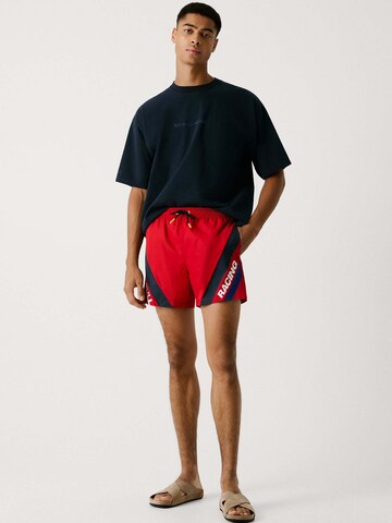 Pantaloncini da bagno di Red Bull Racing x Pepe Jeans in rosso