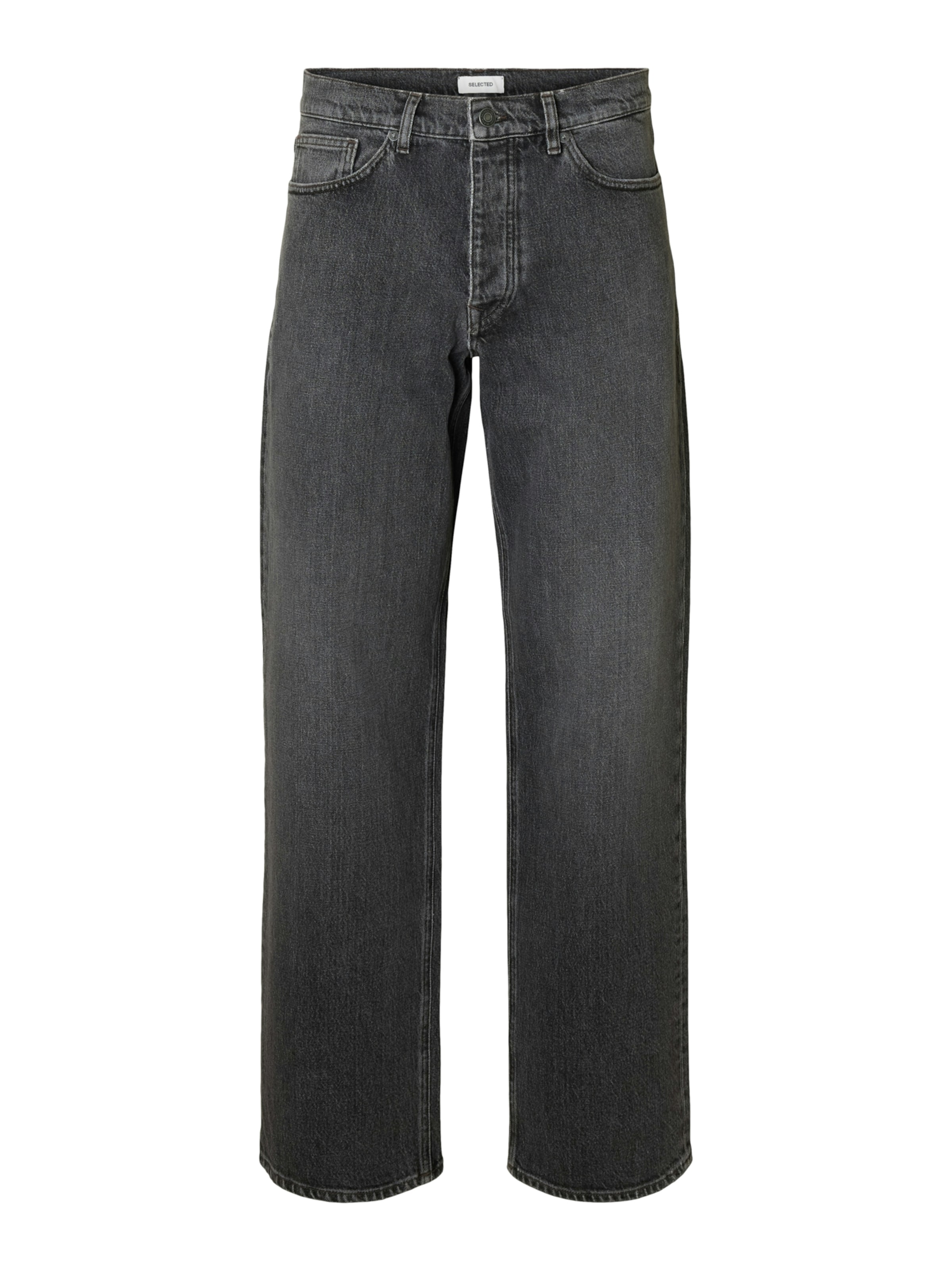 Regular Jean 'SLH220-BEN KORI' SELECTED en gris : devant