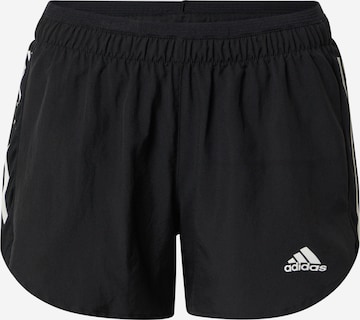 ADIDAS SPORTSWEAR Regular Shorts 'Run It' in Schwarz: predná strana