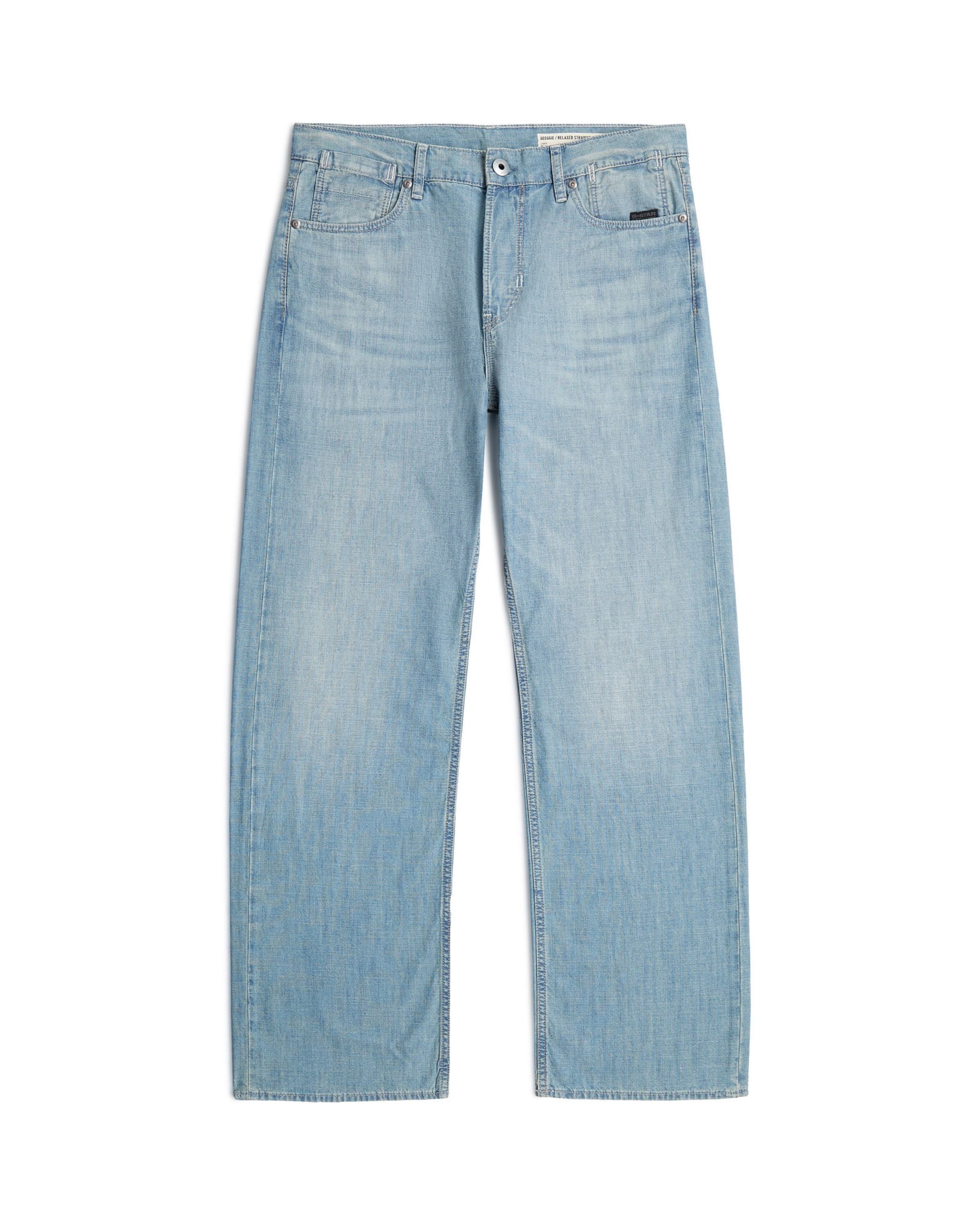 G-STAR Regular Jeans 'Deegie Relaxed Straight Jeans' in Blauw: voorkant