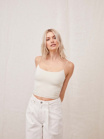 Haut 'Eda' LeGer by Lena Gercke en blanc : devant