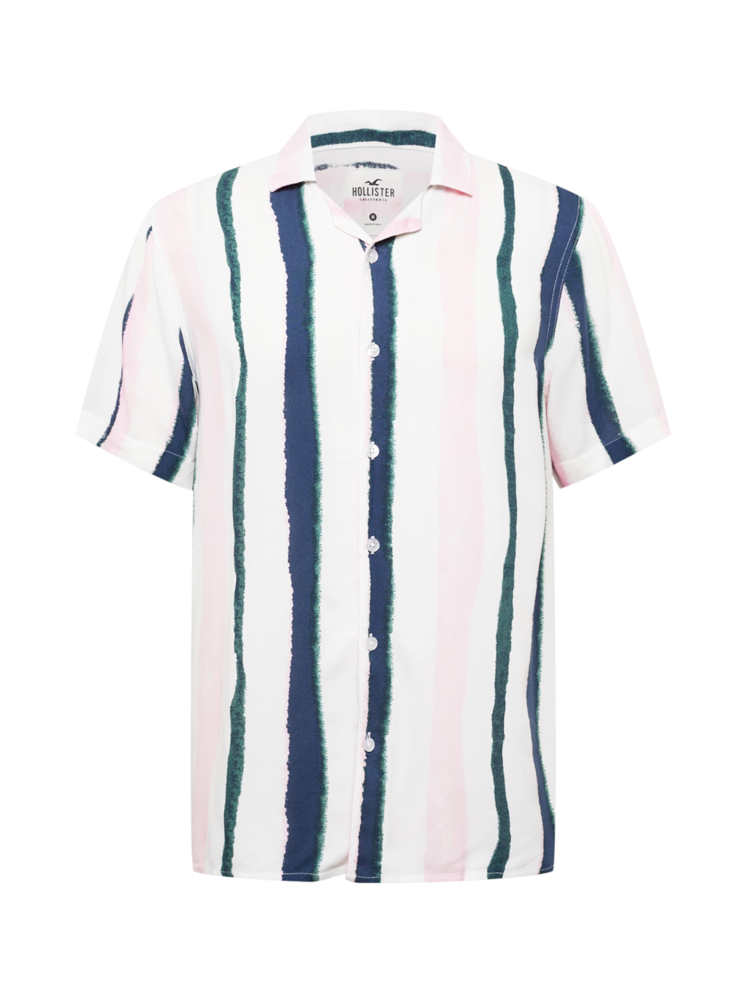 HOLLISTER Regular fit Button Up Shirt in White: front