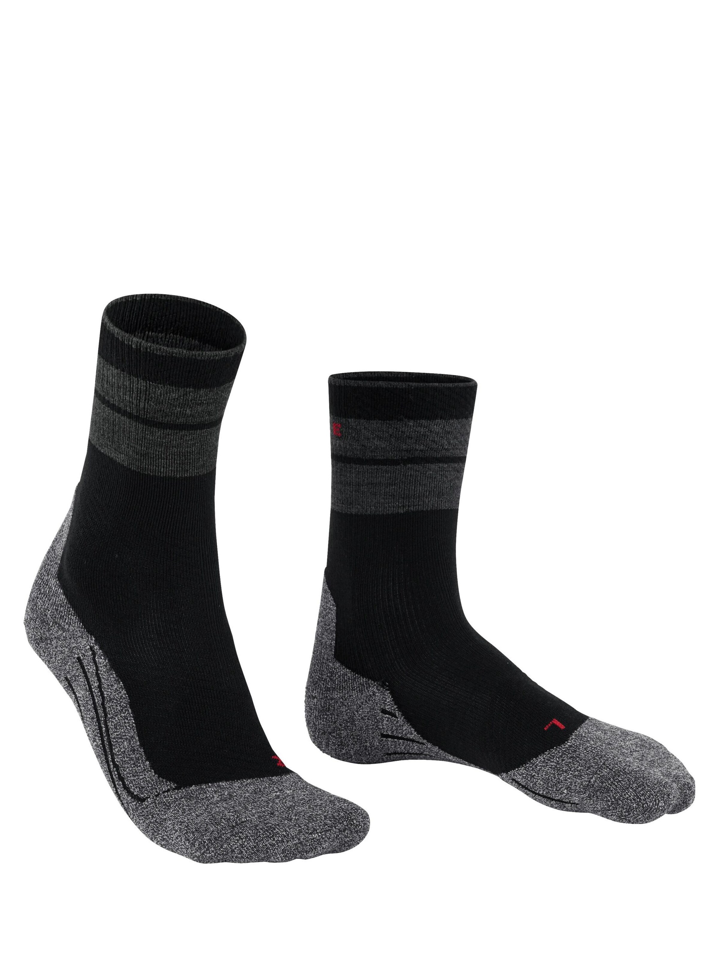 FALKE Sportsocken 'TK Compression Stabilizing'‌‌‌‌ in Schwarz