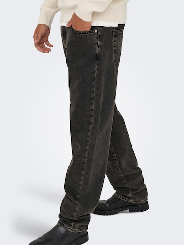 Only & Sons - regular Vaquero 'ONSEdge' en negro