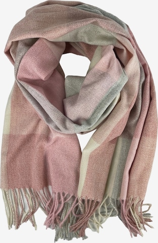 Kumixi Oversizeschal in Pink: Vorderseite