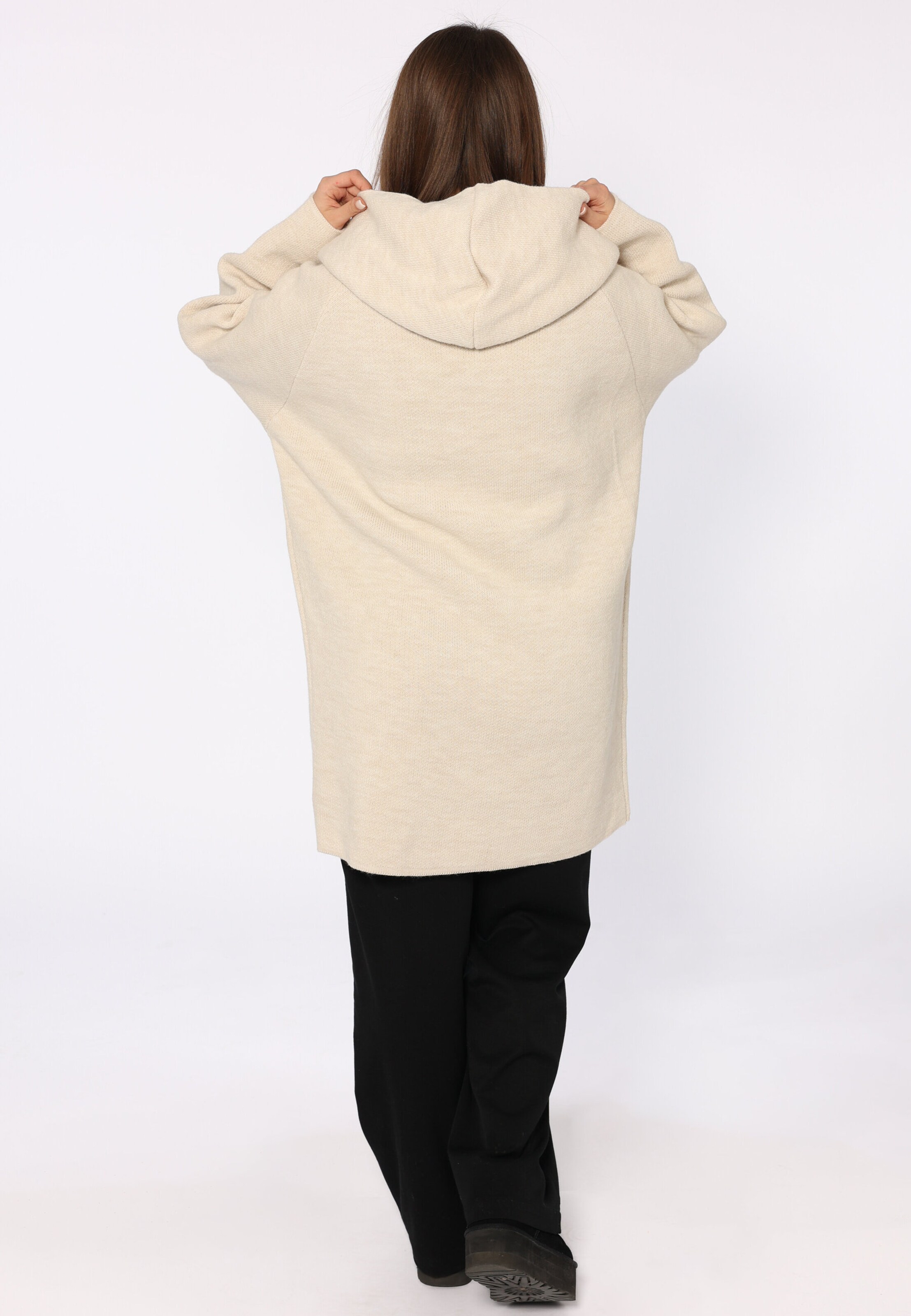 Zwillingsherz Fleece Jacket in Beige