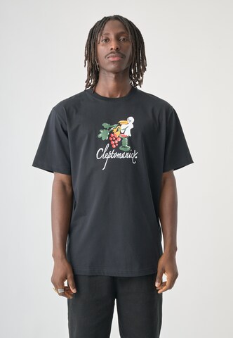 Cleptomanicx Shirt in Black: front