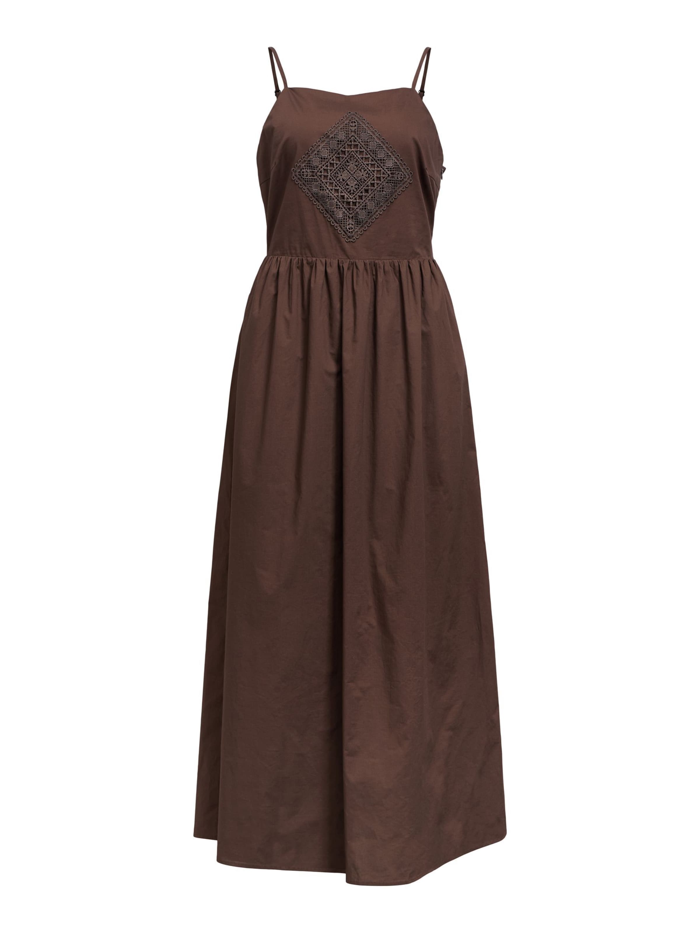 OBJECT - Vestido en marrón: frente