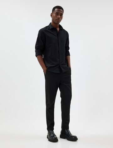 Koton Regular fit Button Up Shirt in Black