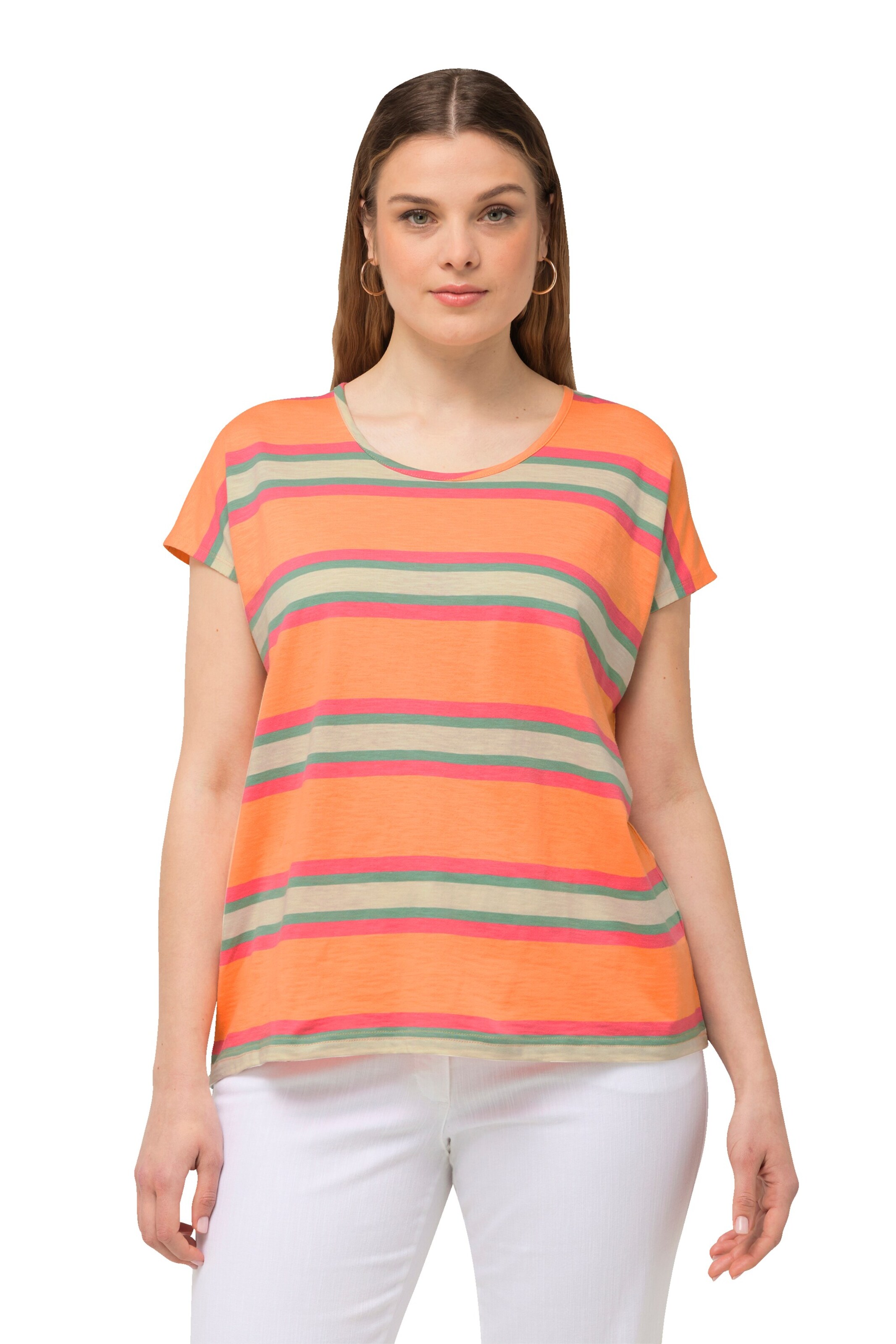 Ulla Popken Shirt in Orange: front