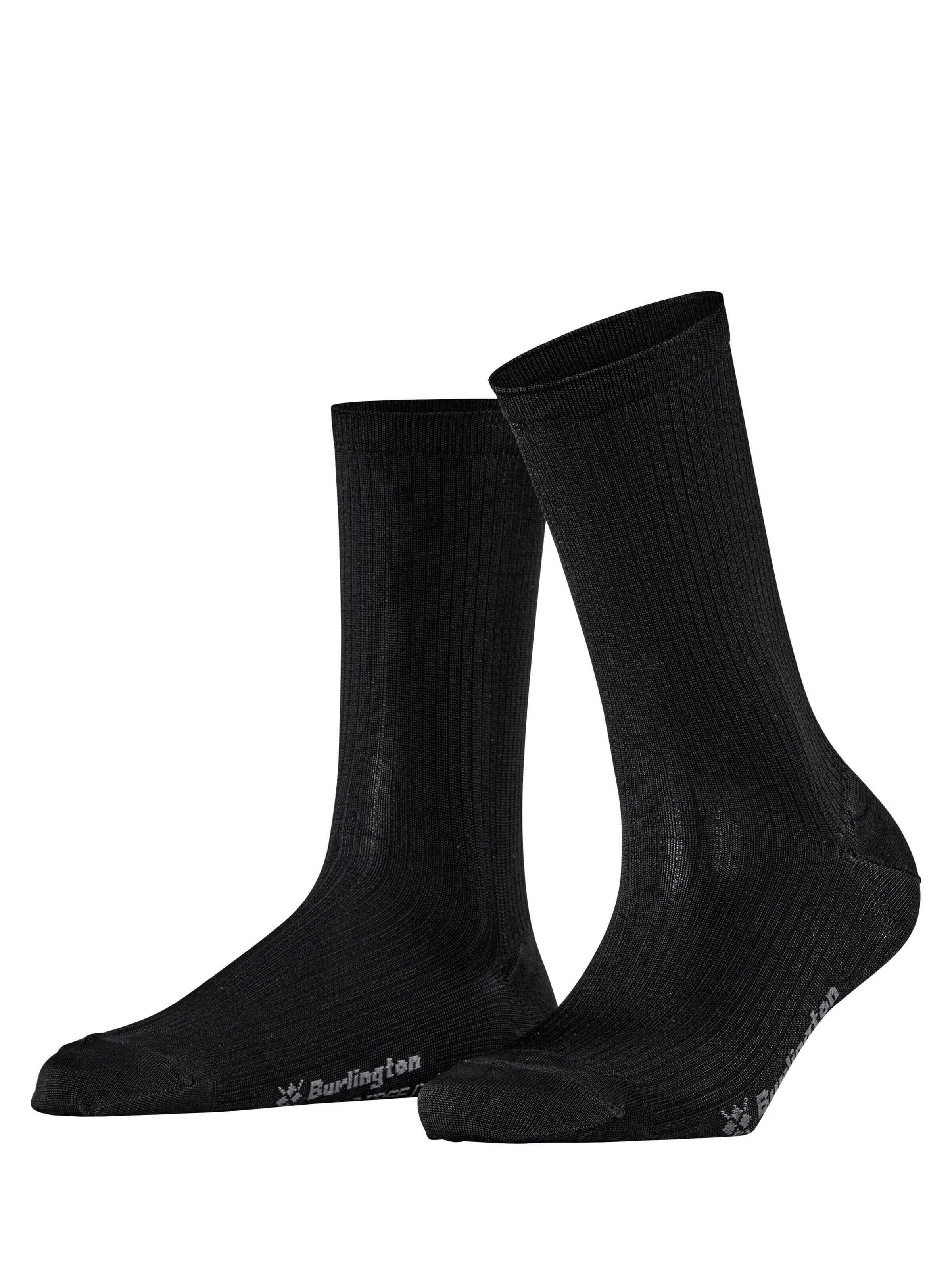 BURLINGTON Socks in Black: front