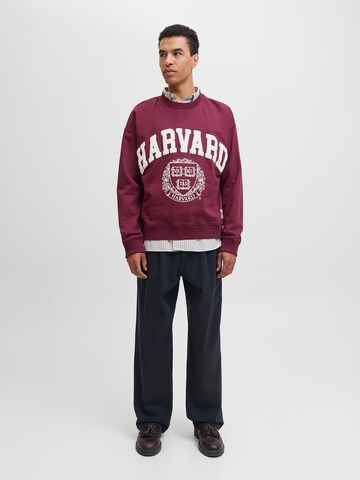 JACK & JONES Wide leg Veckad byxa 'JPSTBILL RHINE' i blå