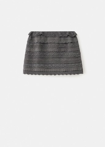MANGO TEEN Skirt 'Tapesf' in Grey