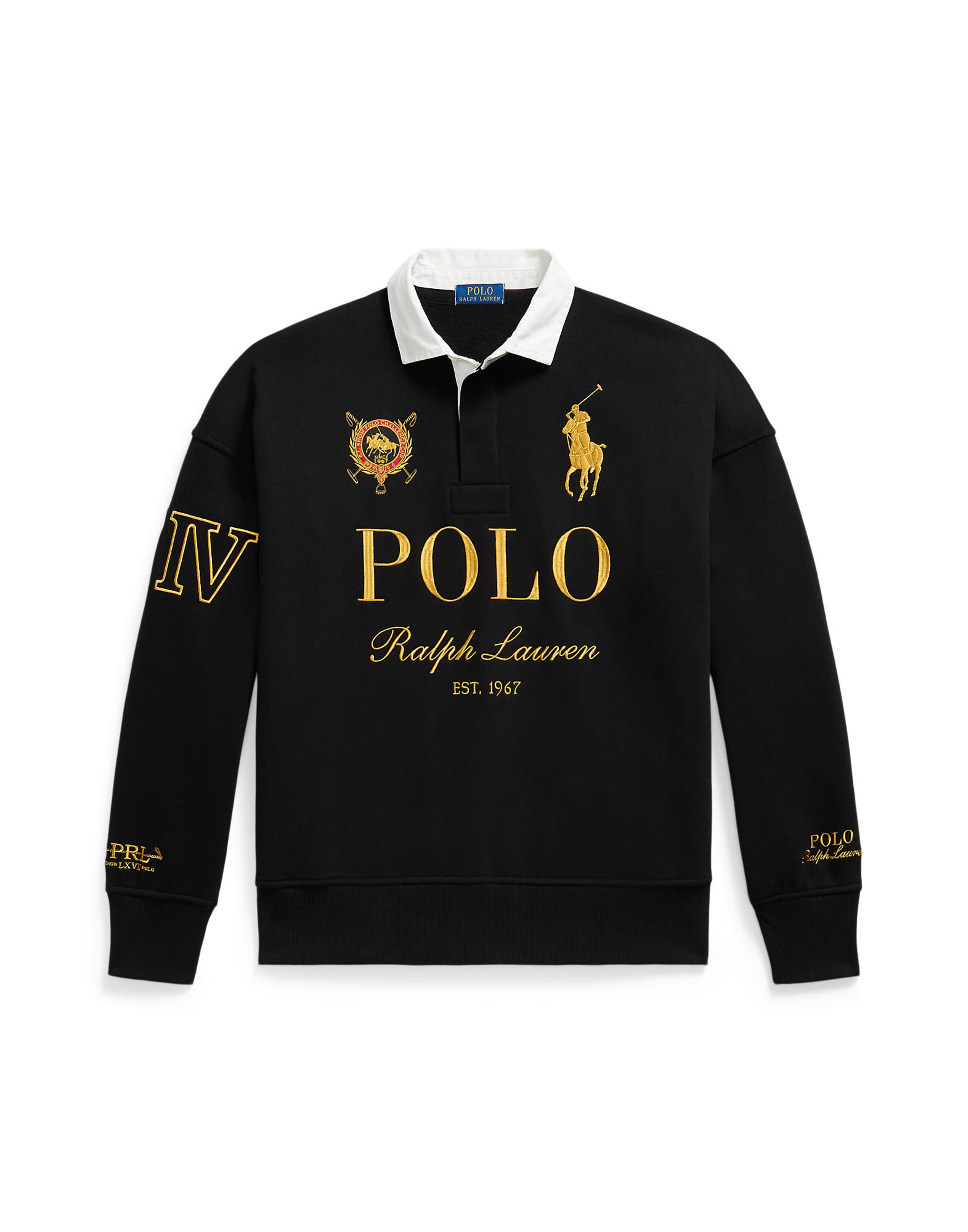 Polo Ralph Lauren Bluzka sportowa w rozmiarze S w kolorze ciemnożółty / czarny / białym, Podgląd produktu