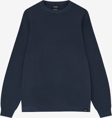 Pull&Bear Trui in Blauw: voorkant