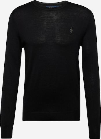 Pull-over Polo Ralph Lauren en noir : devant