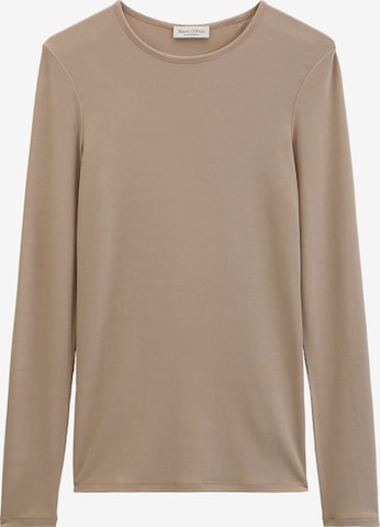 T-shirt Marc O'Polo en beige : devant