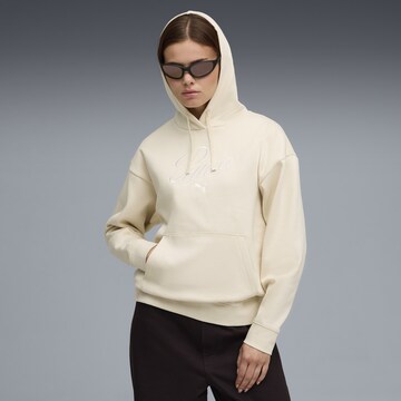Sweat-shirt 'Essentials' PUMA en blanc : devant