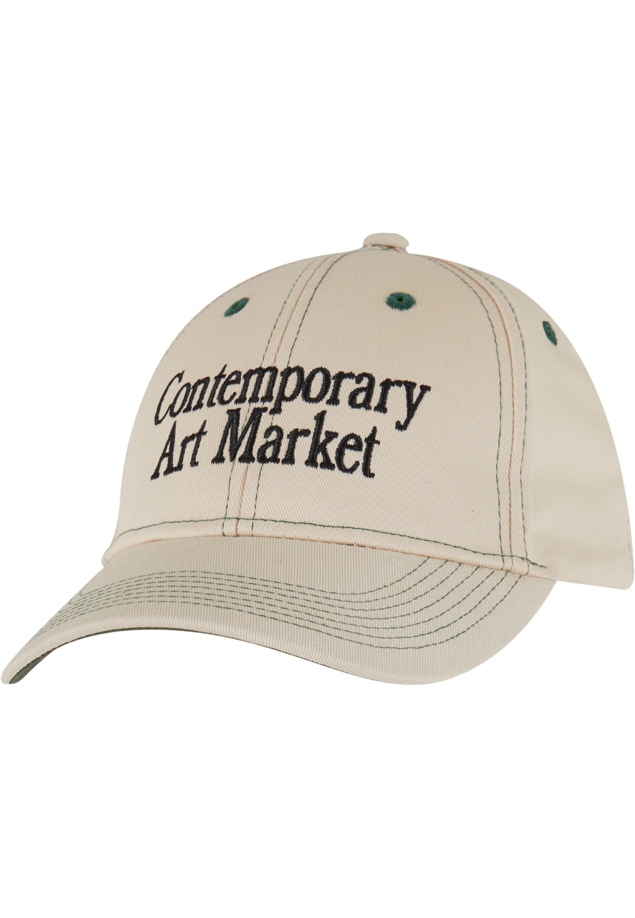 MARKET Kšiltovka 'C.A.M. 6' – béžová: přední strana