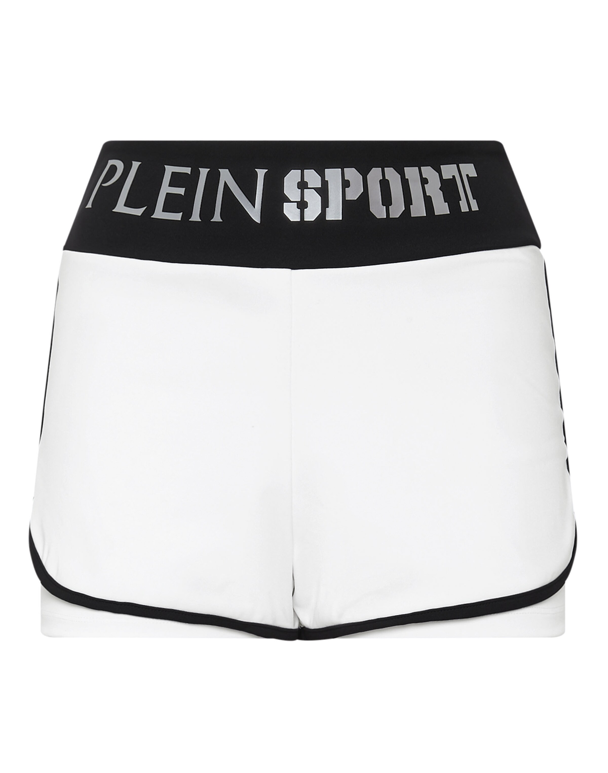 Plein Sport - Regular Calças de desporto em branco: frente