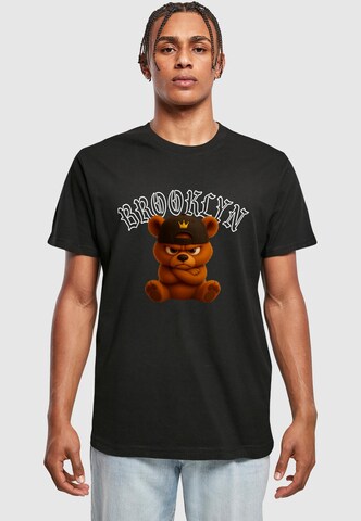 Mister Tee Tričko 'Brooklyn Born Legend' – černá: přední strana