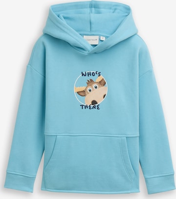 TOM TAILOR Sweatshirt in Blue: front